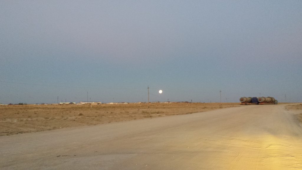 Approaching Uzbekistan Border