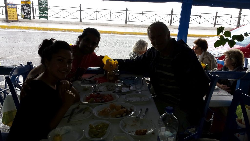 Dining at Local Restaurant